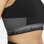 Nike Pro Dri-FIT Korte trainingstanktop voor dames Zwart - Thumbnail 5