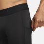 Nike Pro Dri-FIT lange fitnesshorts voor heren Zwart - Thumbnail 4