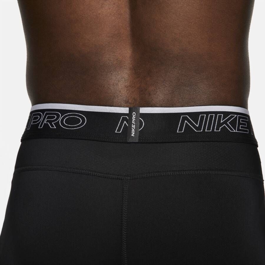 Nike Pro Dri-FIT Langere herenshorts Zwart