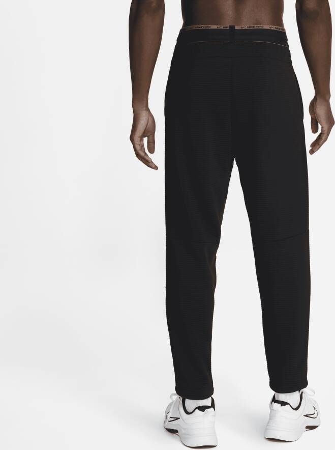Nike Dri-FIT fitnessbroek van fleece voor heren Zwart