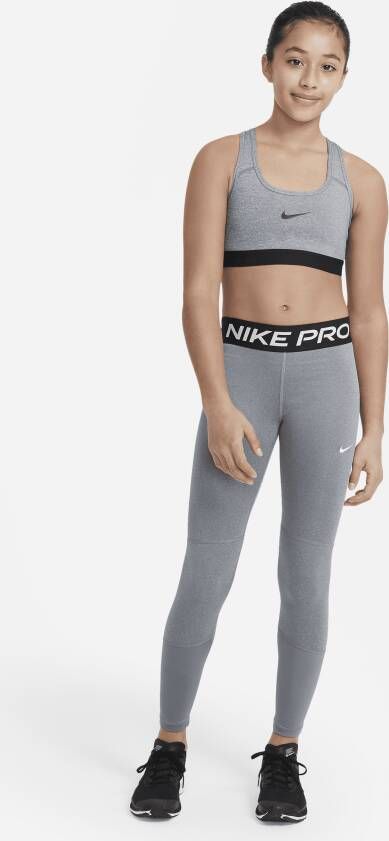 Nike Pro Dri-FIT Legging voor meisjes Grijs