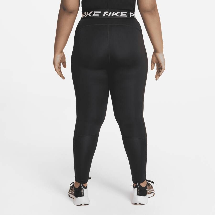 Nike Pro Dri-FIT legging voor meisjes (Ruimere maten) Zwart