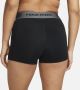 Nike Pro Shorts met halfhoge taille en graphic voor dames (8 cm) Zwart - Thumbnail 3