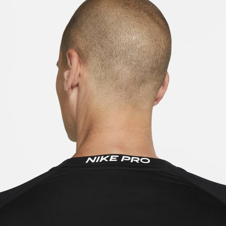 Nike Pro Warm Herentop met lange mouwen Zwart - Foto 4