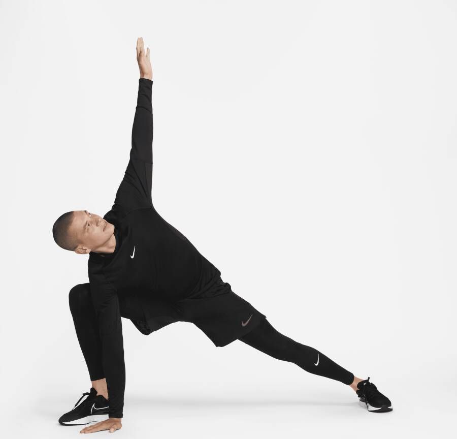 Nike Pro Warm Herentop met lange mouwen Zwart - Foto 5