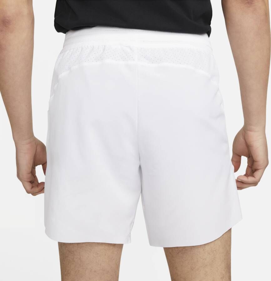 Nike Rafa Dri-FIT ADV Tennisshorts voor heren (18 cm) Wit
