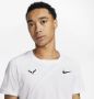 Nike Rafa Dri-FIT ADV tennistop met korte mouwen voor heren Wit - Thumbnail 3