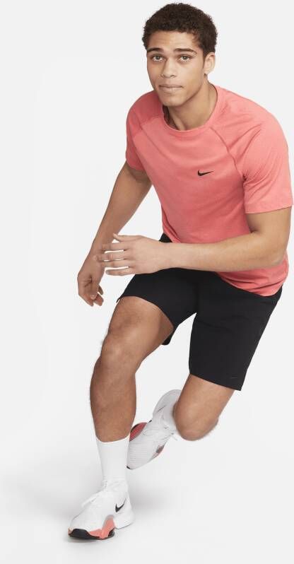Nike Ready Dri-FIT fitnesstop met korte mouwen voor heren Rood