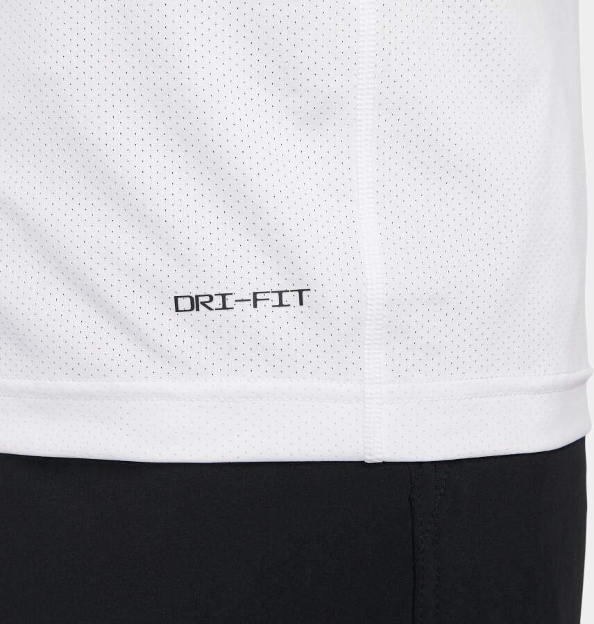 Nike Ready Dri-FIT fitnesstop met korte mouwen voor heren Wit