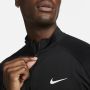 Nike Ready Dri-FIT fitnesstop met korte rits voor heren Zwart - Thumbnail 3