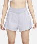 Nike Run Division Reflecterende 2-in-1-shorts met halfhoge taille voor dames (8 cm) Paars - Thumbnail 2