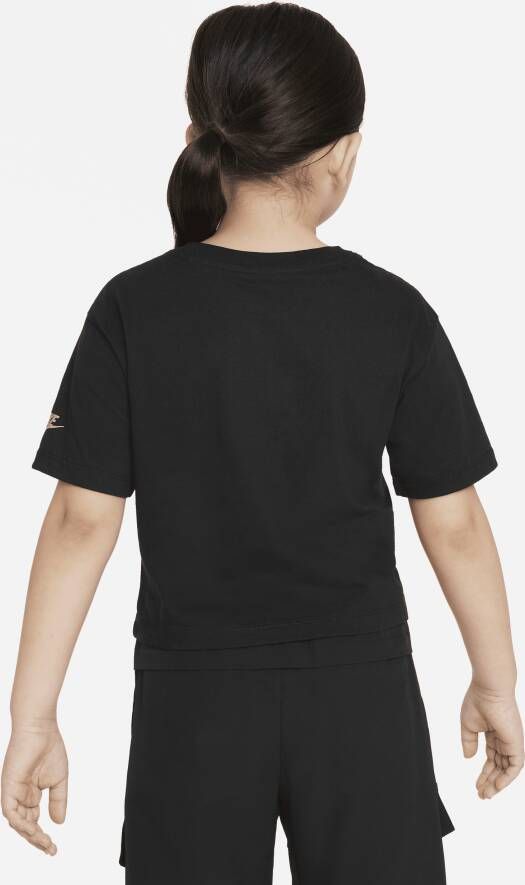 Nike Sci-Dye Boxy Tee T-shirt voor kleuters Zwart