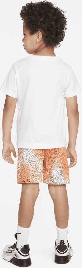 Nike Set met T-shirt en shorts voor peuters Oranje