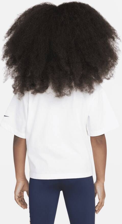 Nike Shine Pack Boxy T-shirt voor kleuters Wit