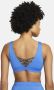 Nike Sneakerkini Bikinitop met diepe hals Blauw - Thumbnail 2