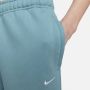 Nike Solo Swoosh Fleecebroek voor dames Blauw - Thumbnail 3