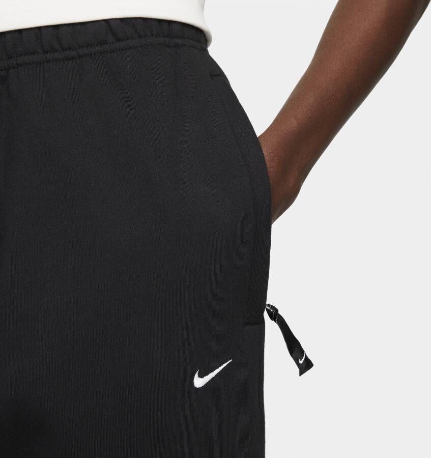 Nike Solo Swoosh Fleecebroek voor heren Zwart
