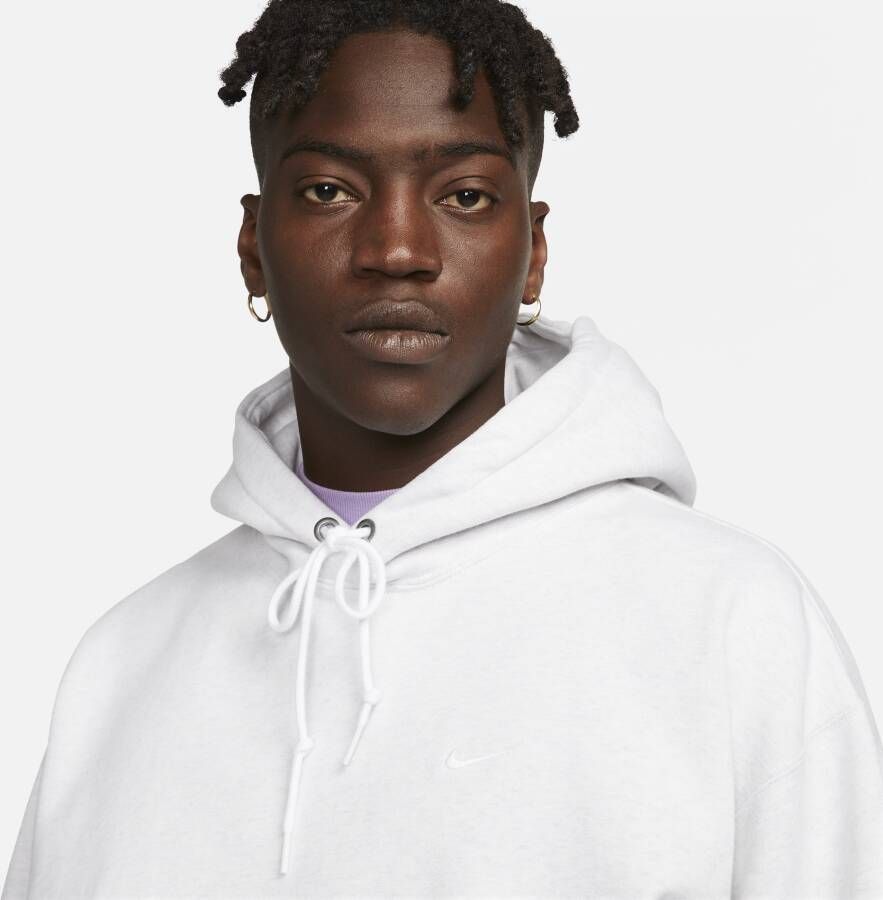 Nike Solo Swoosh Fleecehoodie voor heren Bruin - Foto 3