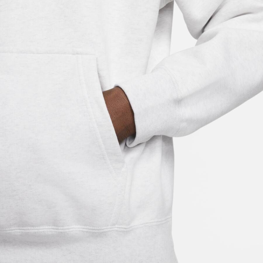 Nike Solo Swoosh Fleecehoodie voor heren Bruin - Foto 4