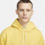 Nike Solo Swoosh Fleecehoodie voor heren Geel - Thumbnail 3