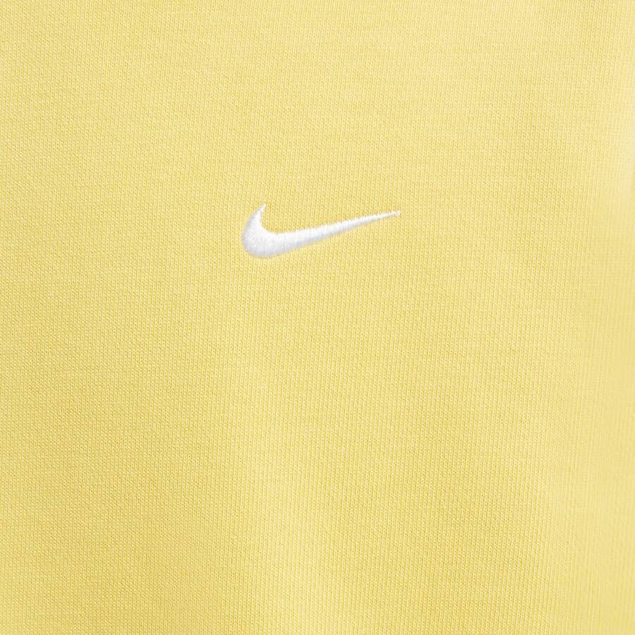 Nike Solo Swoosh Fleecehoodie voor heren Geel - Foto 4