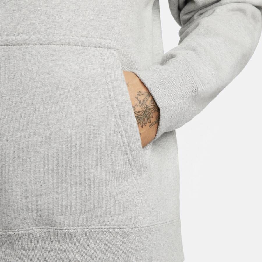 Nike Solo Swoosh Fleecehoodie voor heren Grijs