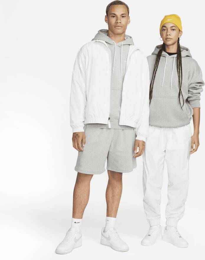 Nike Solo Swoosh Fleecehoodie voor heren Grijs