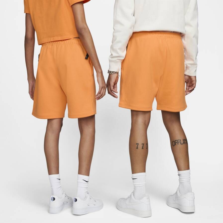 Nike Solo Swoosh Fleeceshorts Oranje