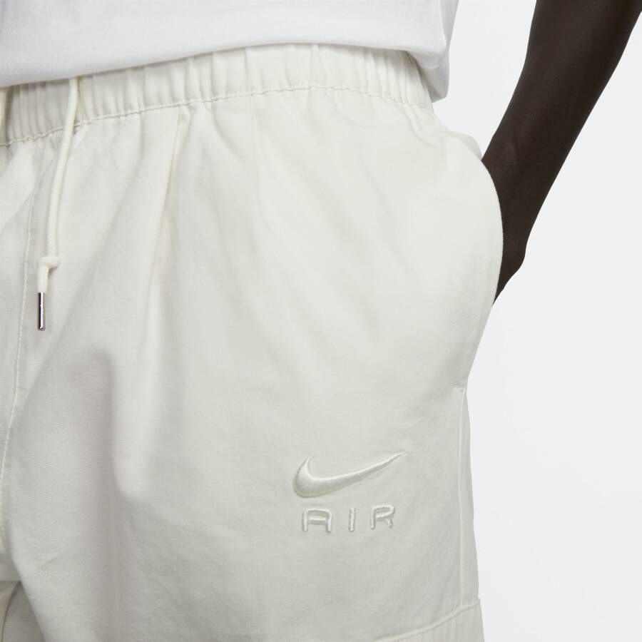 Nike Sportswear Air Geweven cargobroek voor heren Wit