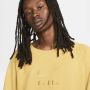 Nike Lichtgewicht Crewneck Sweatshirt Air French Terry Yellow Heren - Thumbnail 3