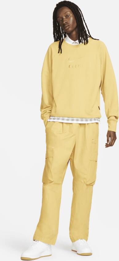 Nike Sportswear Air Herentop van sweatstof met ronde hals Bruin