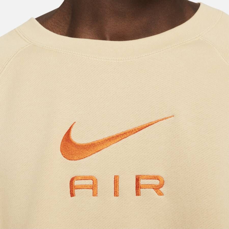 Nike Sportswear Air Herentop van sweatstof met ronde hals Bruin