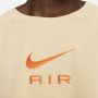 Nike Lichtgewicht Crewneck Sweatshirt Air French Terry Beige Heren - Thumbnail 4