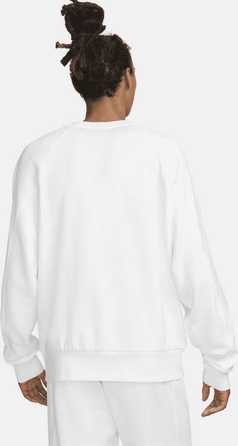Nike Sportswear Air Herentop van sweatstof met ronde hals Wit