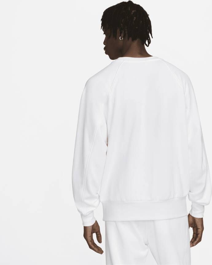 Nike Sportswear Air Herentop van sweatstof met ronde hals Wit