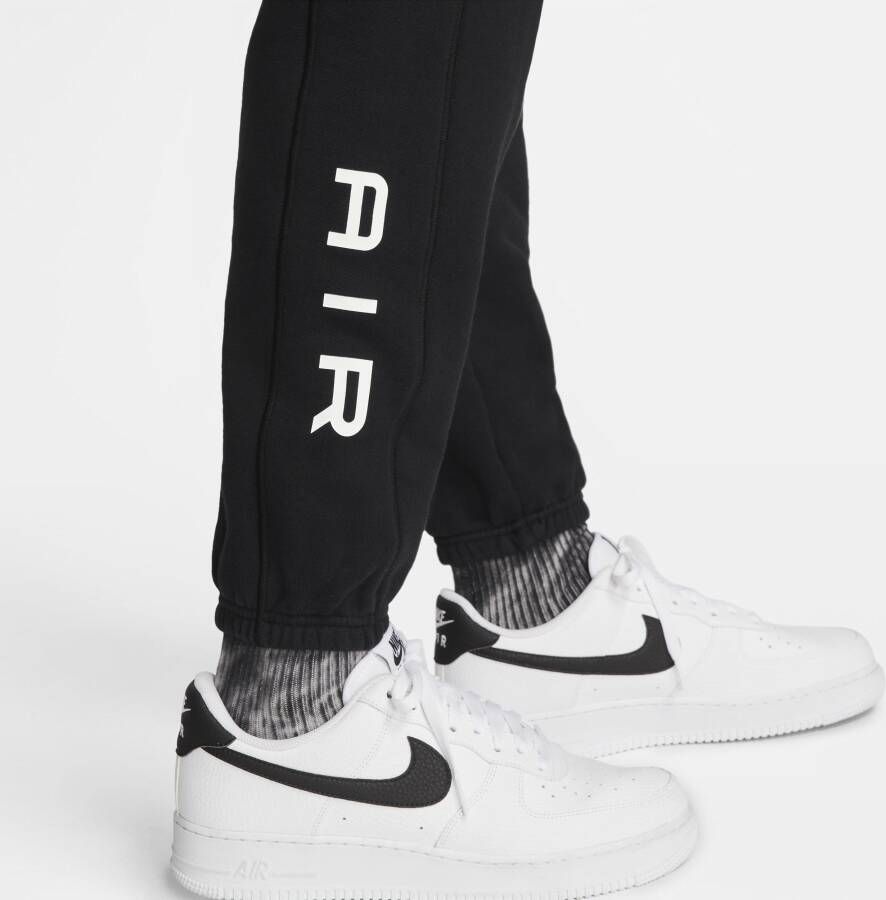 Nike Sportswear Air Herentop van sweatstof met ronde hals Zwart