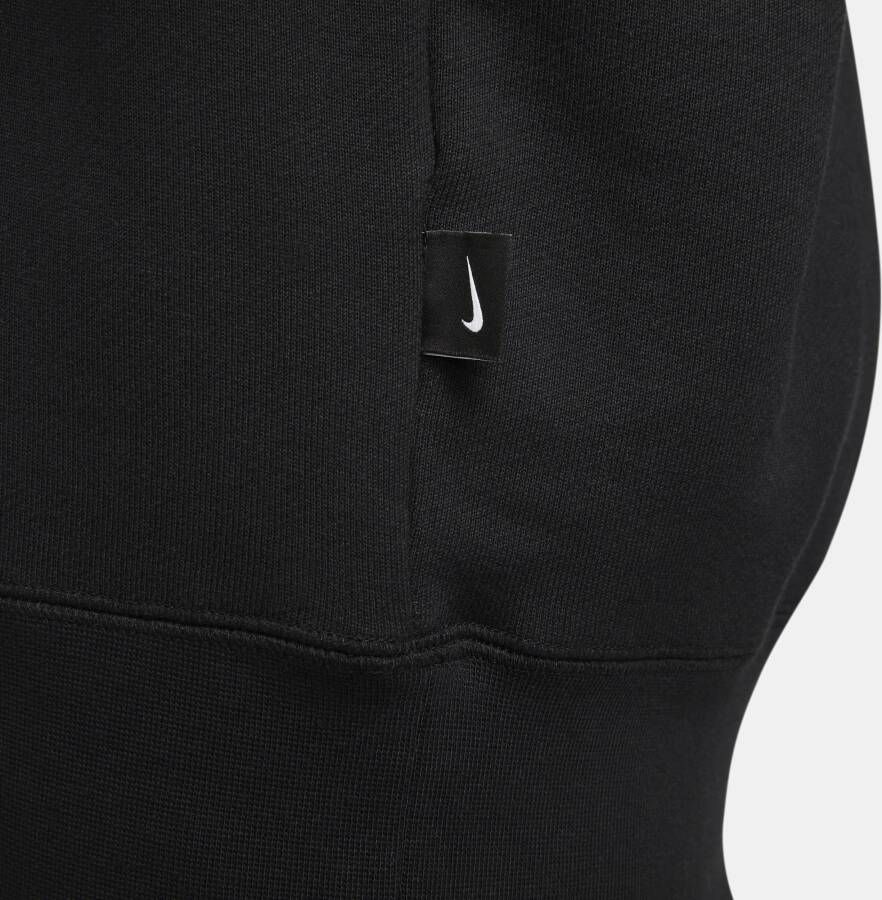 Nike Sportswear Air Herentop van sweatstof met ronde hals Zwart
