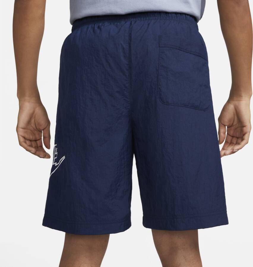 Nike Sportswear Alumni Geweven flowshorts voor heren Blauw