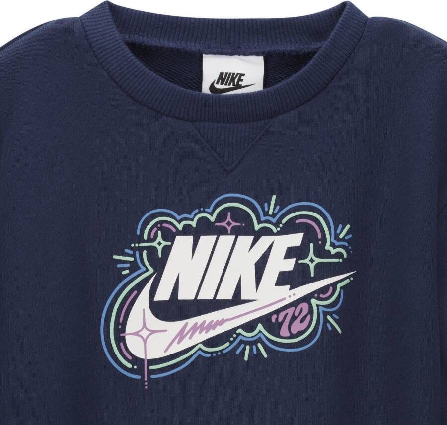 Nike Sportswear 'Art of Play' Icon Romper rompertje voor baby's Blauw