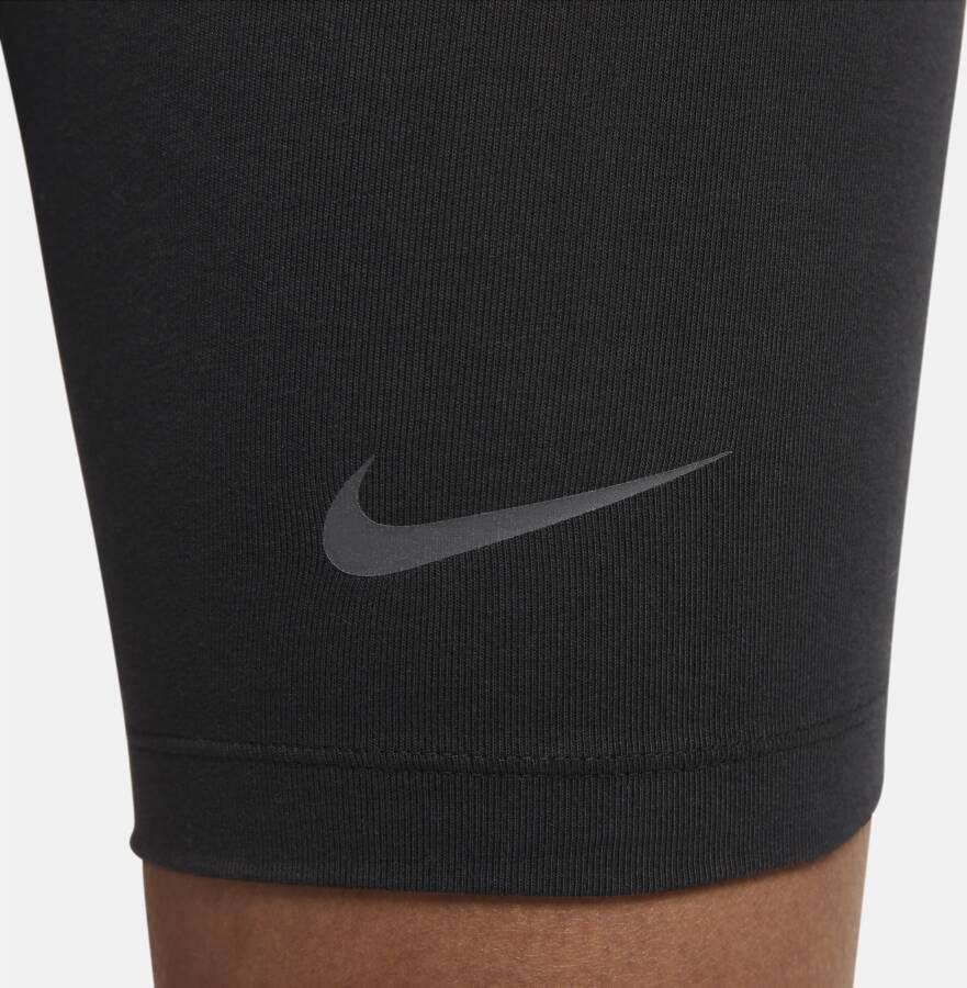 Nike Sportswear bikershorts met hoge taille voor dames Zwart