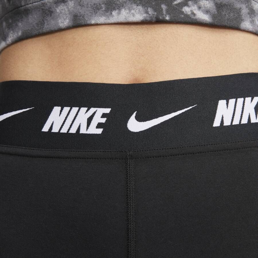 Nike Sportswear bikershorts met hoge taille voor dames Zwart
