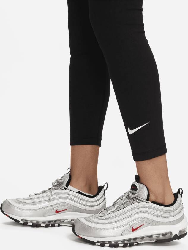 Nike Sportswear Classic 7 8-legging met hoge taille voor dames Zwart