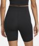 Nike Sportswear Classic bikeshorts met hoge taille voor dames (21 cm) Zwart - Thumbnail 3