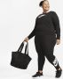 Nike Sportswear Classics legging met graphic en hoge taille voor dames (Plus Size) Zwart - Thumbnail 3