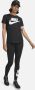 Nike Sportswear Classics legging met hoge taille en graphic voor dames Zwart - Thumbnail 6