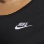 Nike Sportswear Club Essentials T-shirt voor dames (Plus Size) Zwart - Thumbnail 3