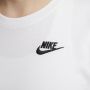 Nike Sportswear Club Essentials T-shirt voor dames Wit - Thumbnail 5