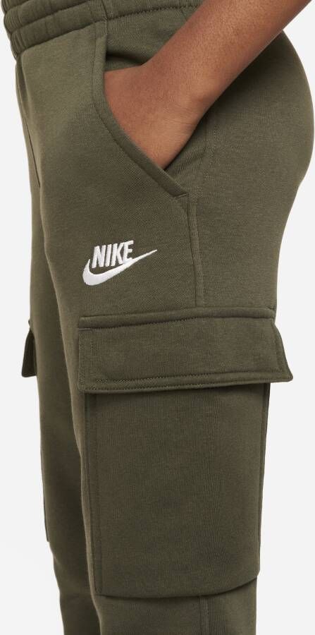 Nike Sportswear Club Fleece cargobroek voor kids Groen