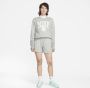 Nike Sportswear Club Fleece Damesshorts met halfhoge taille Grijs - Thumbnail 6