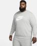 Nike Sportswear Club Fleece Herenshirt met ronde hals en graphic Grijs - Thumbnail 5